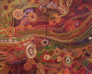 The fabulous winner of the Wynne Prize - a collaboration by the Ken sisters