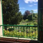 Monet's garden from the window of his bedroom