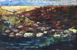 The Macquarie River, Dubbo - a favourite oil painting from 2001